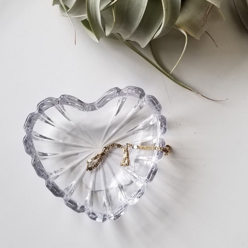 NWT Mikasa heart jewelry dish bowl